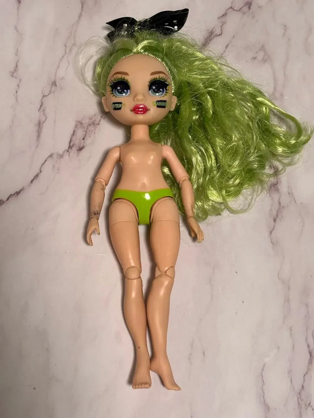 Rainbow High Cheer Jade Hunter Articulated Doll Green Cheerleader MGA